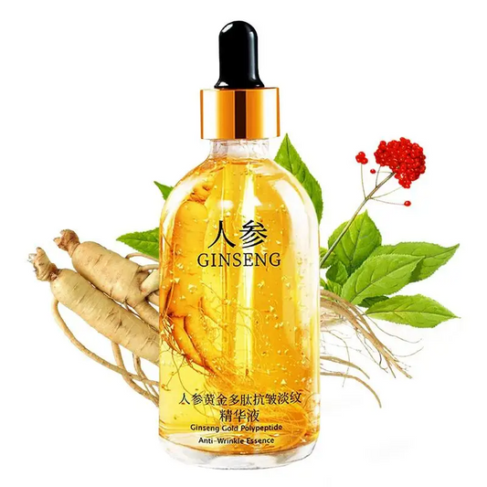 Ginseng Essence Liquid Polypeptide Anti-aging Essence Moisturizing Firming Lifting Facial Toner With Ginseng Extract